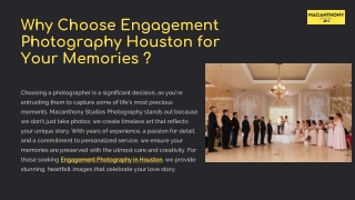 Why Choose Engagement Photography Houston for Your Memories​