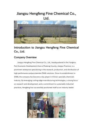 polyacrylamidefactory Water Treatment Polyacrylamide Manufacturers