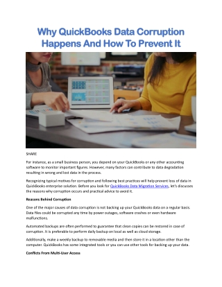 Quickbooks data migration services