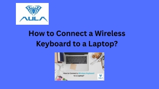 How to Connect a Wireless Keyboard to a Laptop