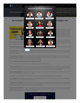 AP Computer Science Exam in Chicago