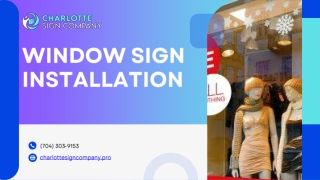 Perfecting Window Sign Installation for a Professional Look