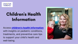 Children's Health Information