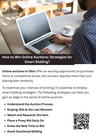 How to Win Online Auctions: Strategies for Smart Bidding?
