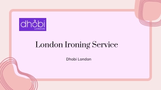 London Ironing Service