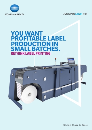 Many Industries Using Digital Label Printers in UAE | Minolta Printers