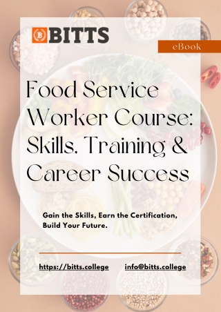 Food Service Worker Course Skills, Training & Career Success