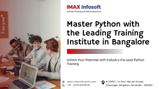 Master Python with the Leading Training Institute in Bangalore