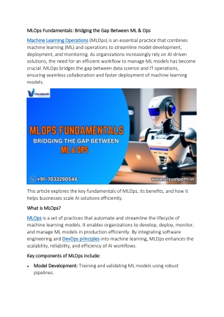 MLOps Training - MLOps Online Course