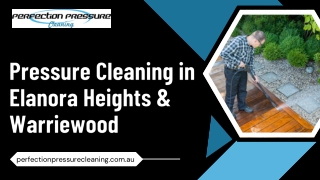 Pressure Cleaning in Elanora Heights & Warriewood