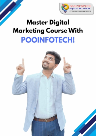 Pooinfotech Digtal Solutions : Best Digital Marketing Institute in Pune
