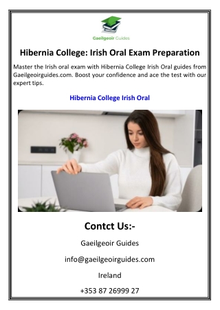 Hibernia College: Irish Oral Exam Preparation