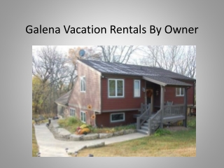 Galena Vacation Rentals By Owner
