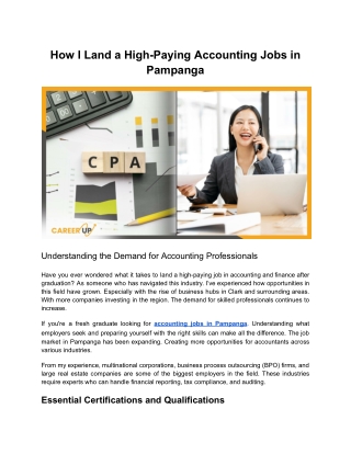 _CareerUp _ How I Land a High-Paying Accounting Jobs in Pampanga