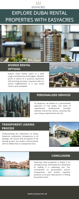 Explore Dubai Rental Properties with EasyAcres