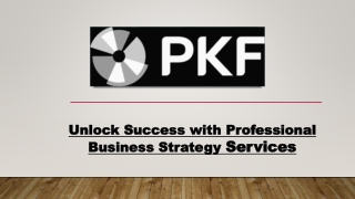 Unlock Success with Professional  Business  Strategy Services