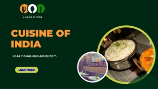 Goed Indiaas Eten in Amsterdam - Cuisine of India