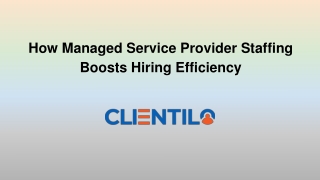 How Managed Service Provider Staffing Boosts Hiring Efficiency
