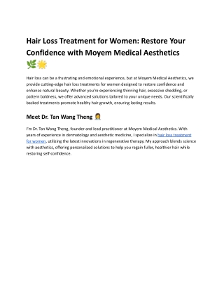 Moyem Medical Aesthetics