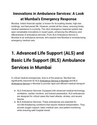 Innovations in Ambulance Services_ A Look at Mumbai's Emergency Response