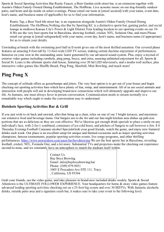 Nothing Else Pub Sporting Activities Bar & Video Games