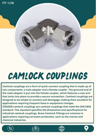Camlock Couplings