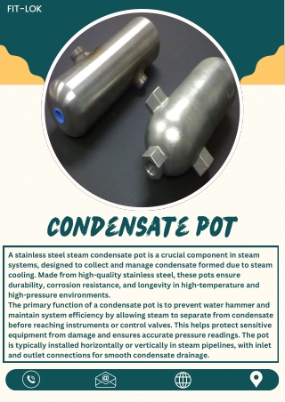 condensate pot