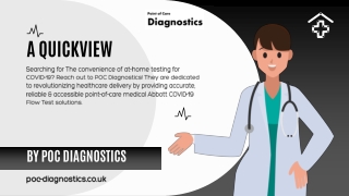 High-Quality Abbott COVID-19 Flow Test| Leading Diagnostic Store Near You
