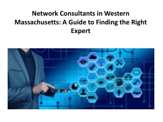 Network Consultants in Western Massachusetts