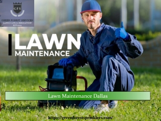 Lawn Maintenance Dallas