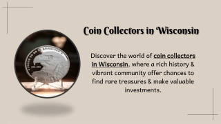 Coin Collectors in Wisconsin