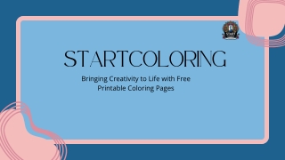 StartColoring.com: Unlock Creativity with Free & Premium Coloring Pages