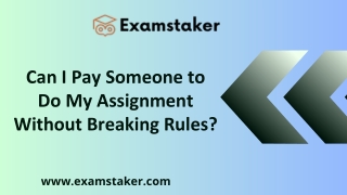 Can I Pay Someone to Do My Assignment Without Breaking Rules