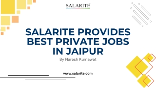 Salarite provides Best Private Jobs in Jaipur (1)