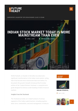 Indian stock market today is more mainstream than ever