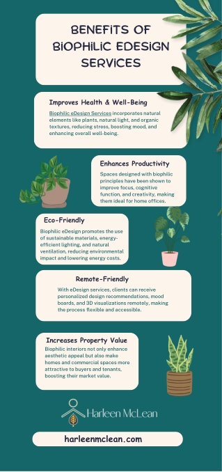 benefits of Biophilic eDesign Services