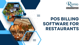 POS Billing Software for Restaurants