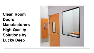 Choosing the Best Cleanroom Wall Panels for Your Facility