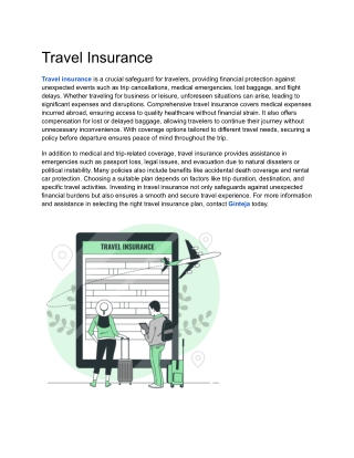 Travel Insurance
