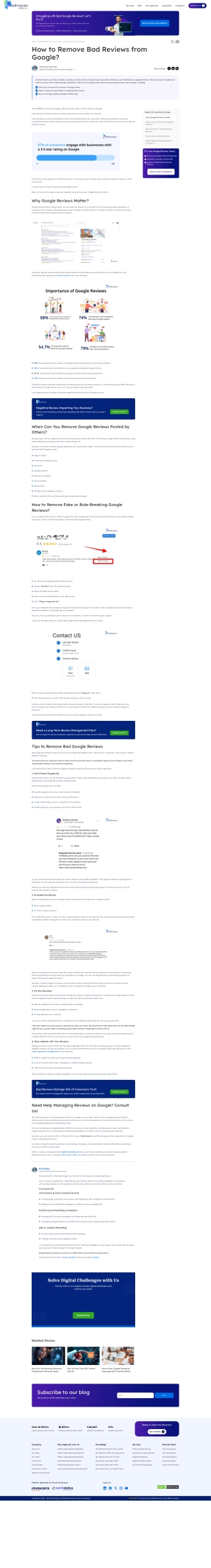 How to Handle & Remove Negative Reviews from Google the Right Way