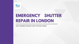 Emergency shutter repair