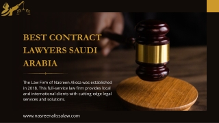 Best Contract Lawyers Saudi Arabia