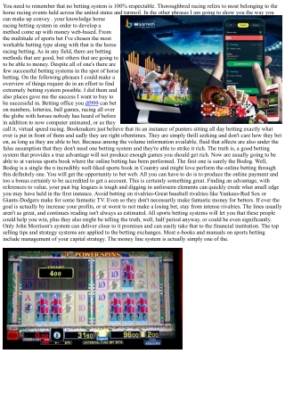 Online Sport Betting - A Help Guide For Online Sport Betting