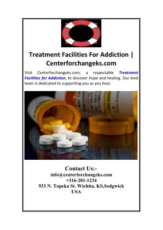 Treatment Facilities For Addiction