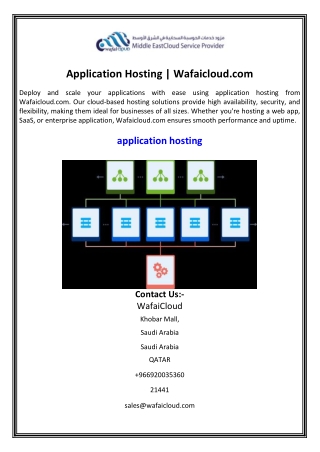Application Hosting  Wafaicloud.com