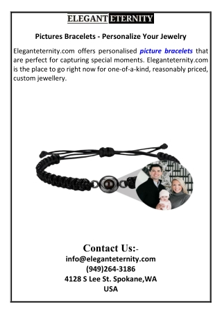 Pictures Bracelets - Personalize Your Jewelry
