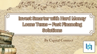 Invest Smarter with Hard Money Loans Texas – Fast Financing Solutions