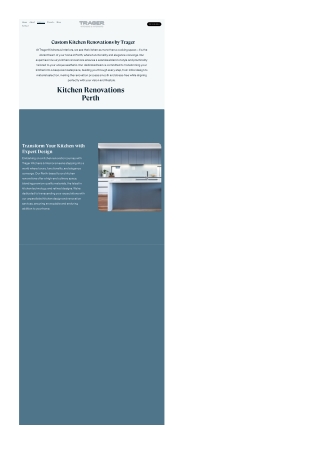 Kitchen Renovation Perth