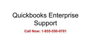Quickbooks Enterprise Support