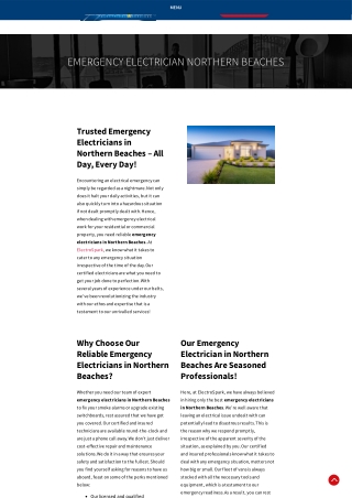 Emergency Electrician Northern Beaches